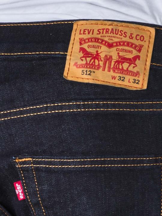 Actual product image Levis 512 Jeans Slim Tapered dark hollow (W28/L32)