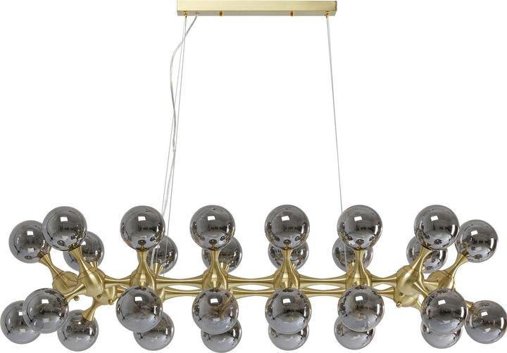 Actual product image Kare Design Suspension lamp Atomic Balls Brass 140cm (G9)