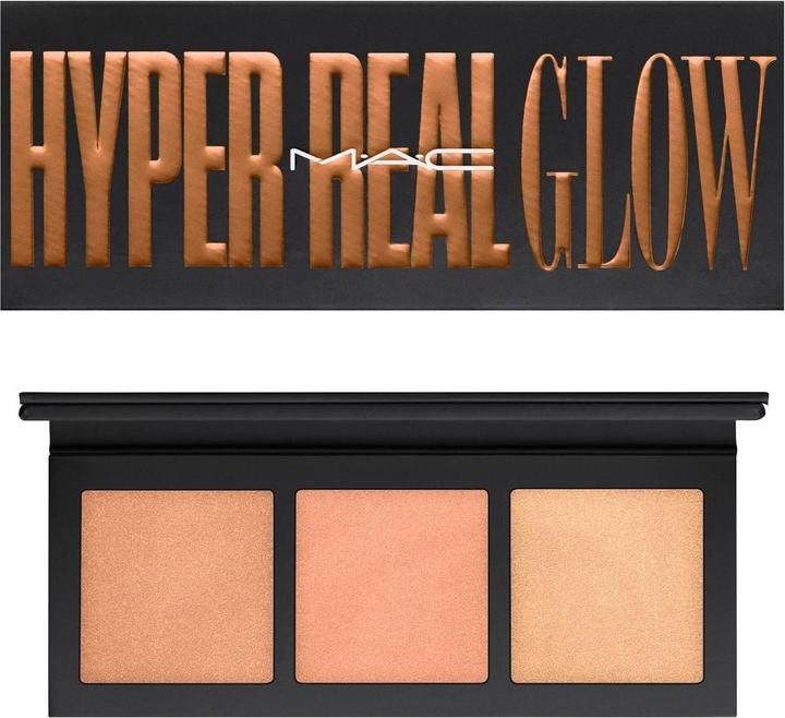 Actual product image MAC Cosmetics Hyper Real Glow Palette/ GET LIT (Shimmy peach, Highlighter, 13.50 g)