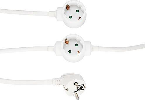 Actual product image EGB Extension cable with 4 sockets white (1.60 m)