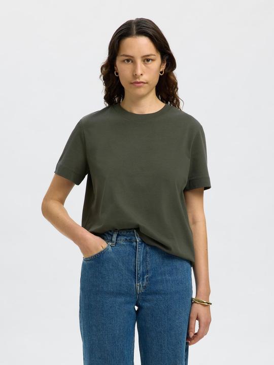 Actual product image Selected Femme Slfessential Ss Boxy Tee Noos (L)