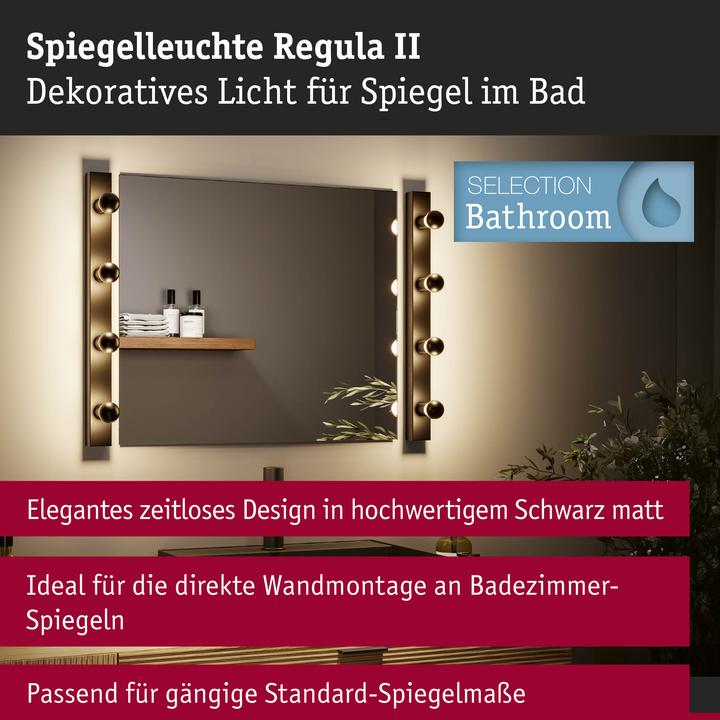 Actual product image Paulmann Spiegelleuchte Regula II