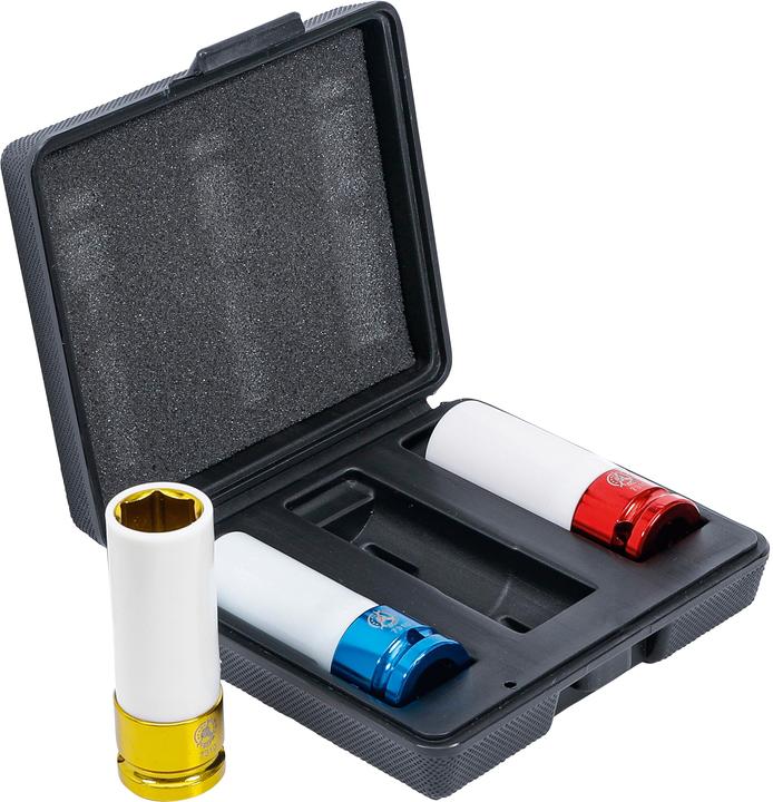Actual product image BGS Force-protection set (19 mm, 21 mm, 17 mm)