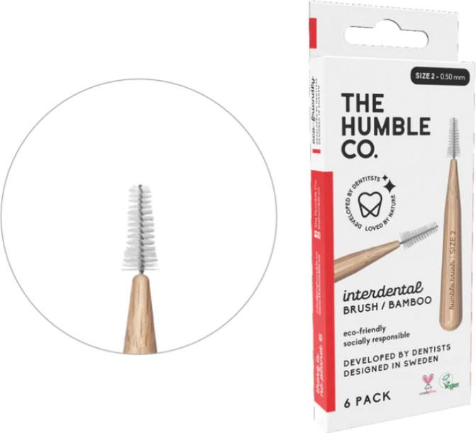 Immagine prodotto The Humble Co. Spazzole interdentali 0,50 mm rosso 6 pezzi (6 x, 0.50 mm)