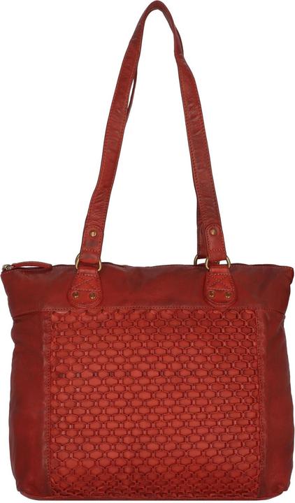 Greenland Nature Femi & Nine Schultertasche Leder 35 cm