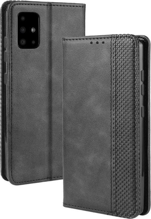 Actual product image Cover-Discount Galaxy A51 - Stand Flip Case Cover black (Samsung Galaxy A51)