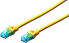 Produktbild Assmann DIGITUS CAT 5e U-UTP patch cable PVC AWG 26/7 length 20m color yellow (U/UTP, CAT5e, 20 m)