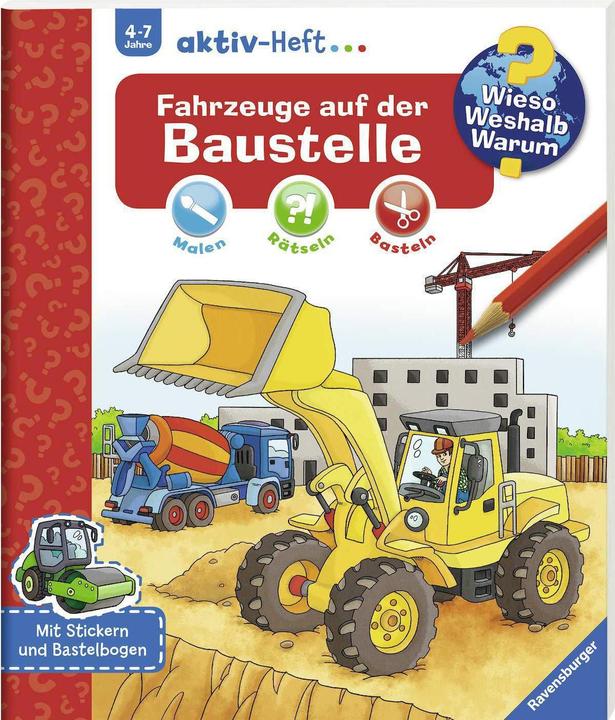 Actual product image Ravensburger Fahrzeuge auf der Baustelle (German, Sebastian Coenen, 2019)