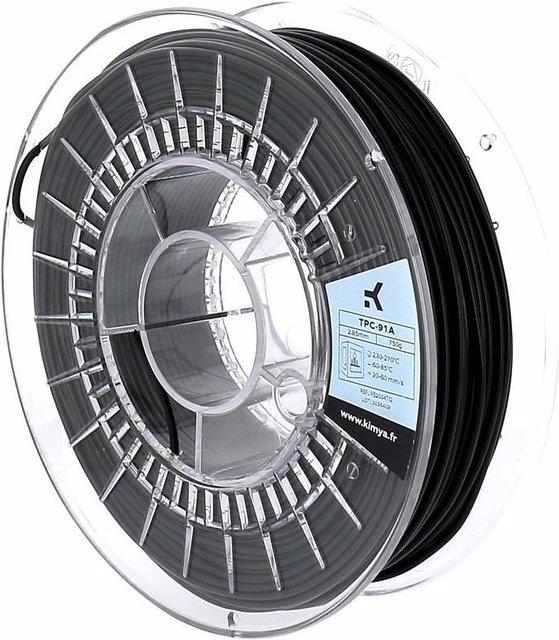 Actual product image Kimya Filament (TPU, 1.75 mm, 750 g, Black)