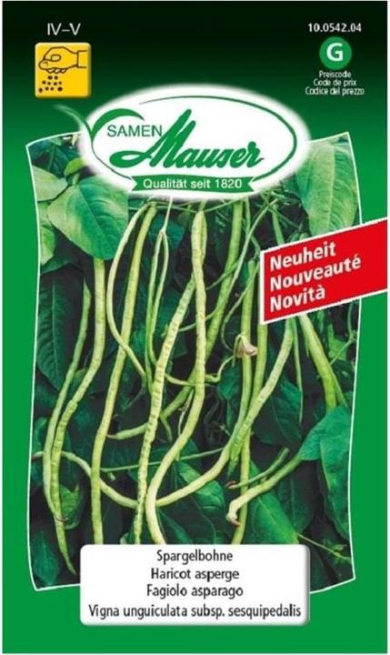 Produktbild Samen Mauser Spargelbohne (Gemüsesamen)