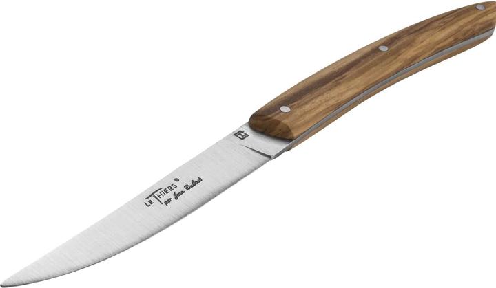 Actual product image Laguiole Jean Dubost Le Thiers steak knife olive wood 6 pcs. (6 Piece, Knife)