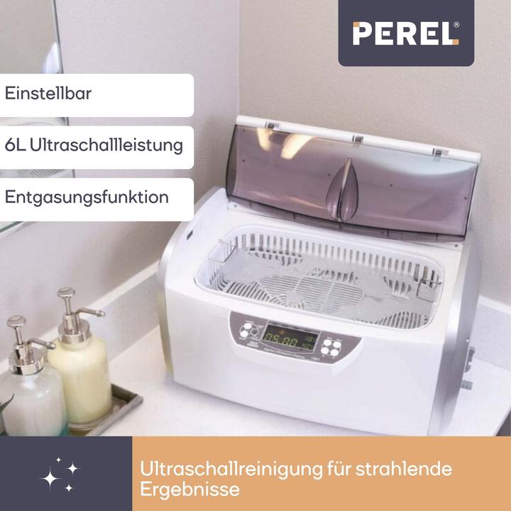 Actual product image Velleman VTUSC6 ultrasonic cleaner 6 l//300 w (35 kHz, 6000 ml)