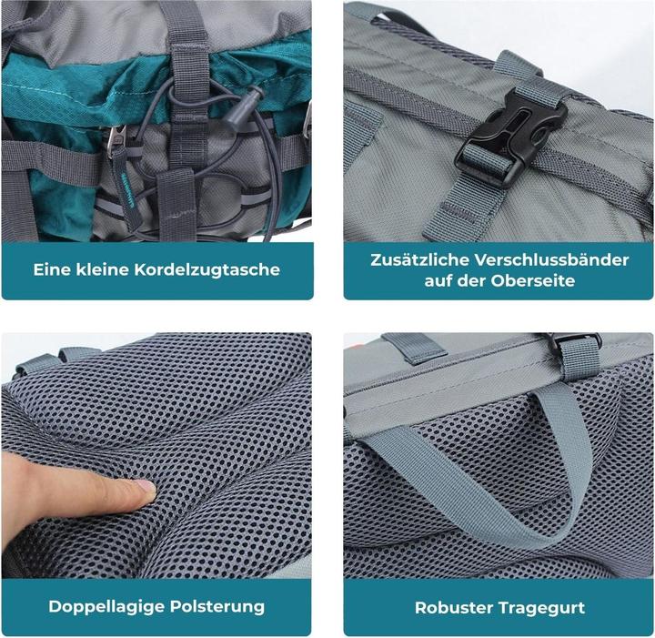 Produktbild Hermex Bauchtasche mit Schultergurten Umhängetasche Schultertasche Hüfttasche
