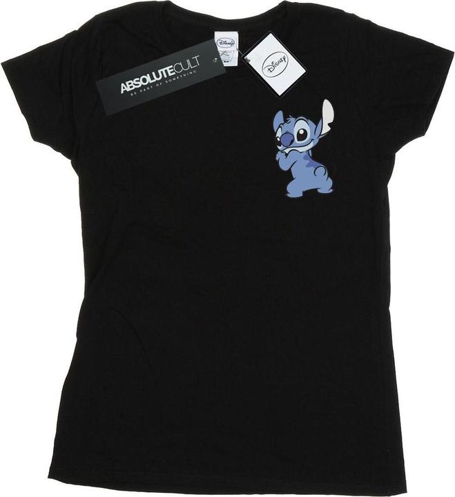 Disney Lilo And Stitch Stitch Backside Breast Print TShirt (L)