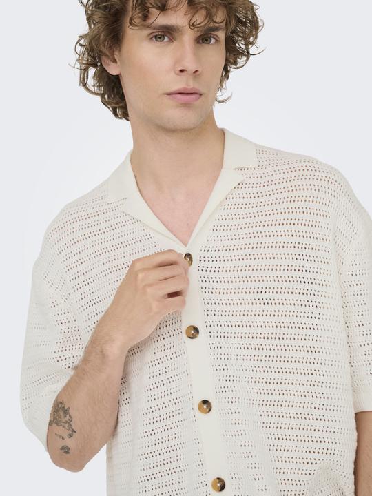 Actual product image Only & Sons ONSTHIAGO Gestricktes Polo-Hemd Polo (M)