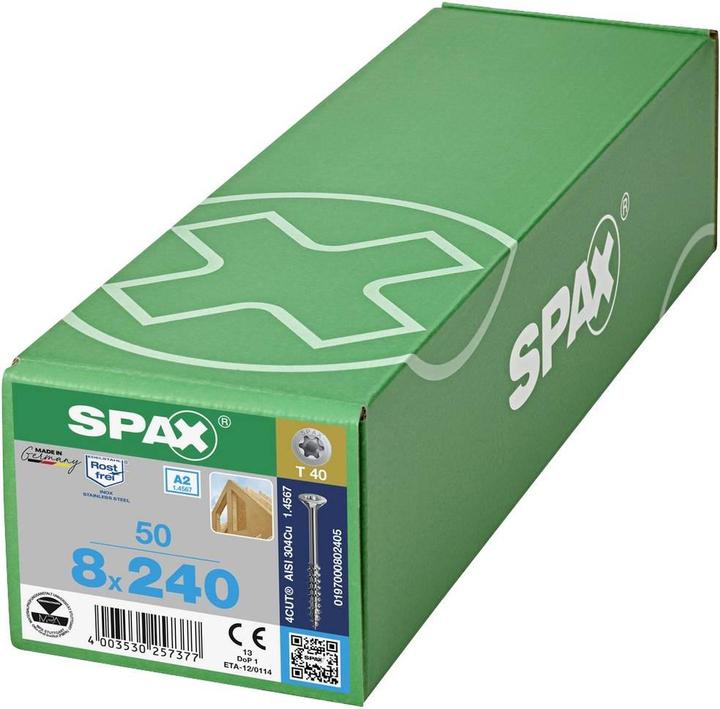 Image du produit Spax Vis pour assemblage bois (50 Vis par pièce)