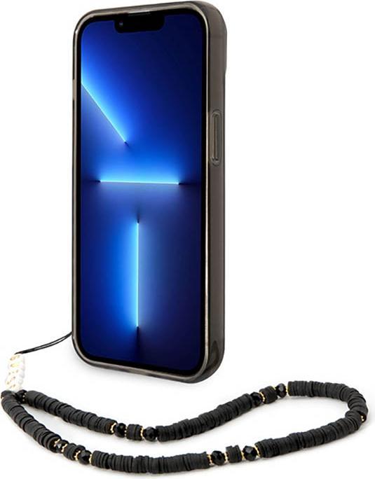 Produktbild Guess GUHCP14SHGCOHK iPhone 14 6,1" czarny/black hardcase Translucent Pearl Strap (Apple iPhone 14)
