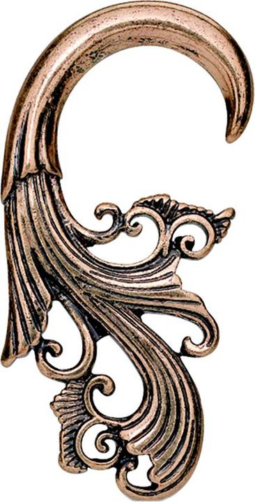 Star Piercing Ohrgewicht Haken bronze Antik (Messing)
