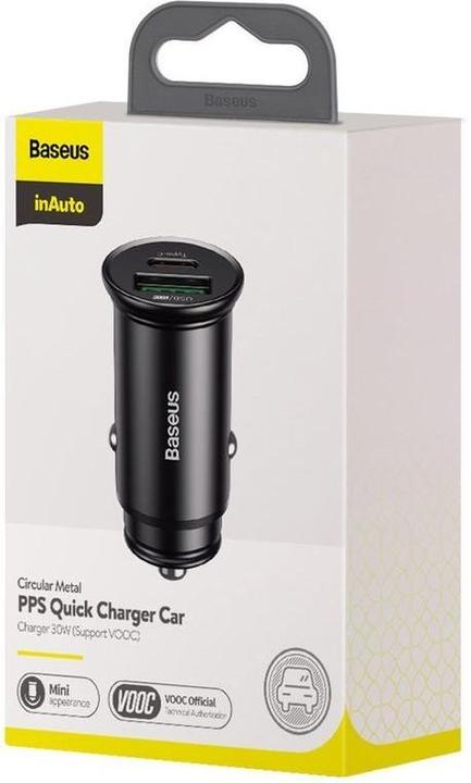 Produktbild Baseus Car Charger USB-C USB-A KFZ-Ladegerät USB-A USB-C Auto-USB-Adapter