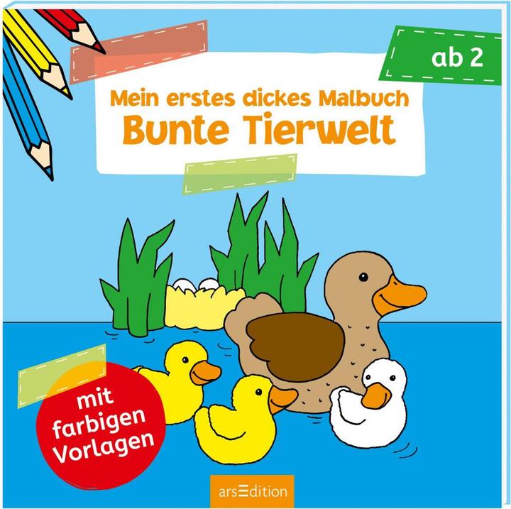 Produktbild Mein erstes dickes Malbuch Bunte Tierwelt