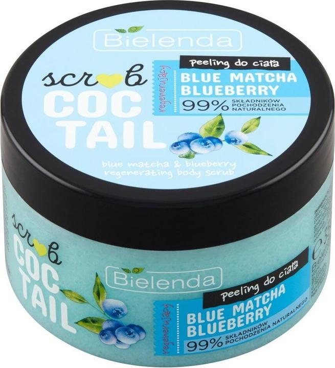 Actual product image Bielenda Scrub Cocktail Body Scrub Blue Matcha 350G