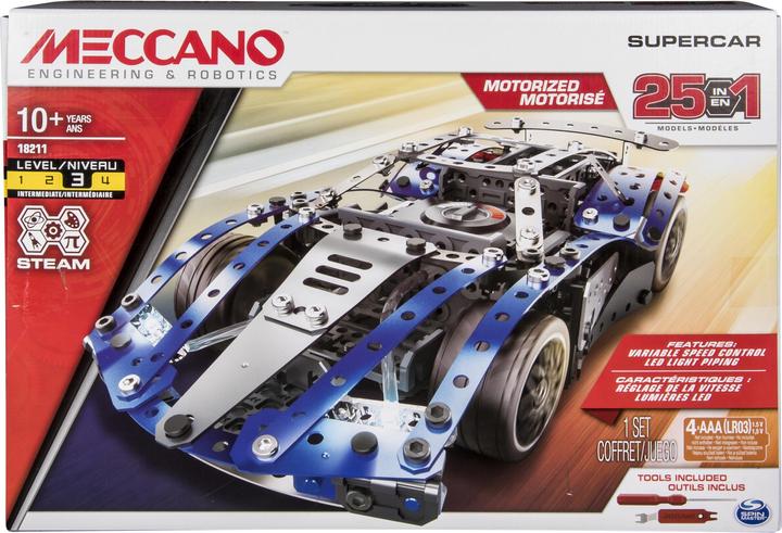 Actual product image Meccano 25 Multi-model Supercar