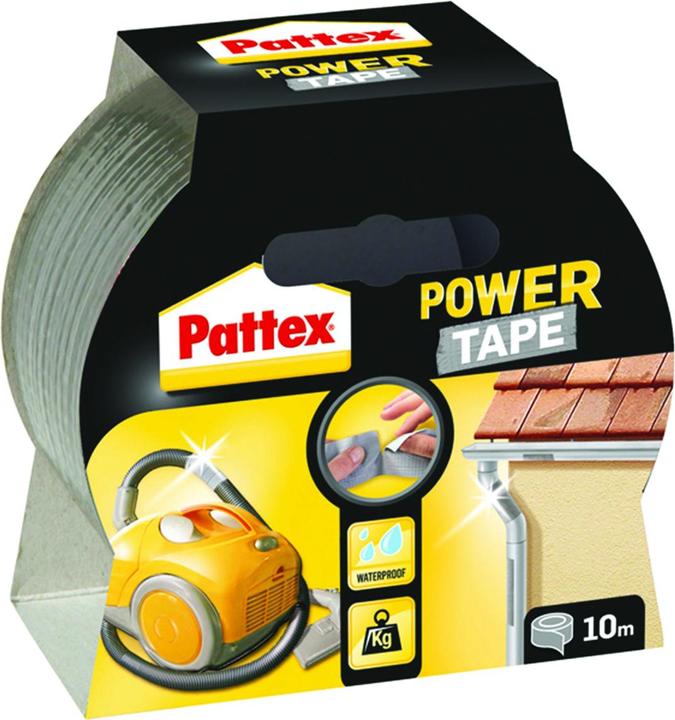 Pattex Ruban adhésif de réparation Henkel Power Tape - sidabrinė, 48 mm x 10 m (1677379) (50 mm)