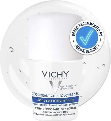 Actual product image Vichy Deodorant Roll On Aluminium Salt (Roll-on, 50 ml)
