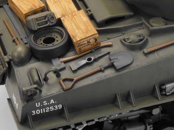 Actual product image Tamiya 1/16 RC M4 Sherman 105mm Howitzer (Mech.Steering System)