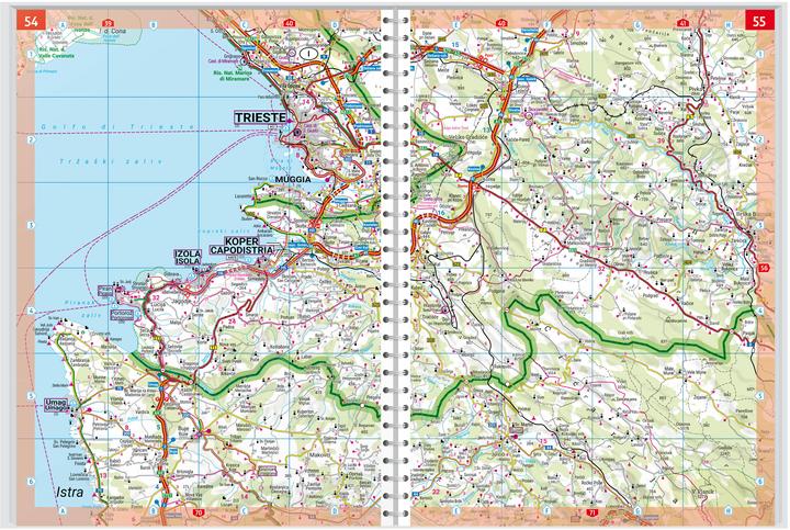 Produktbild Kroatien - Slowenien, Autoatlas 1:150.000, freytag & berndt