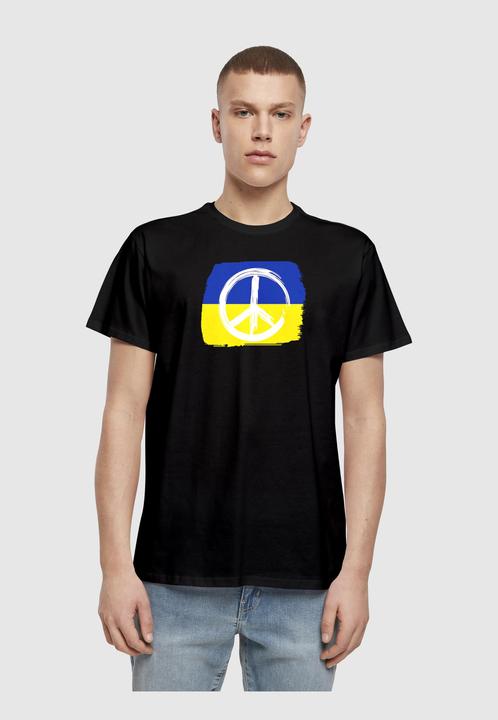 Immagine prodotto Merchcode Peace - Maglietta Basic con bandiera della pace - 161529 (L)