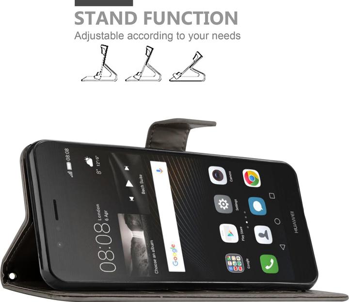 Image du produit Cadorabo Couverture du livre de fleurs (Huawei P9 Lite)