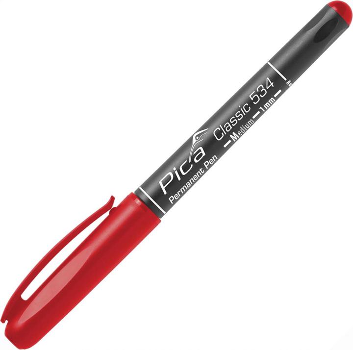 Image du produit Pica Stylo permanent M, 1,0mm rouge (Rouge, 1 mm, 1 x)