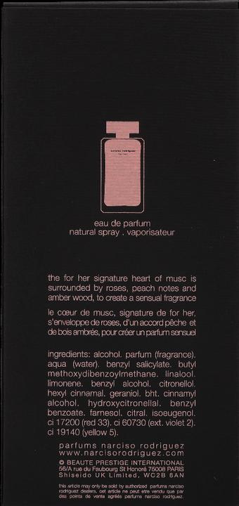 Actual product image Narciso Rodriguez For Her (Eau de parfum, 150 ml)