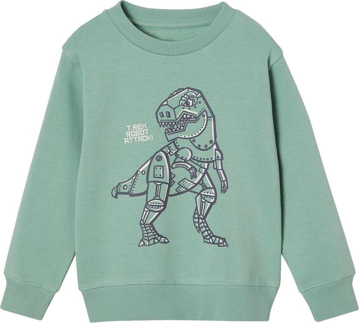 Produktbild Vertbaudet Jungen Sweatshirt BASIC mit Print und Recycling-Polyester (152)