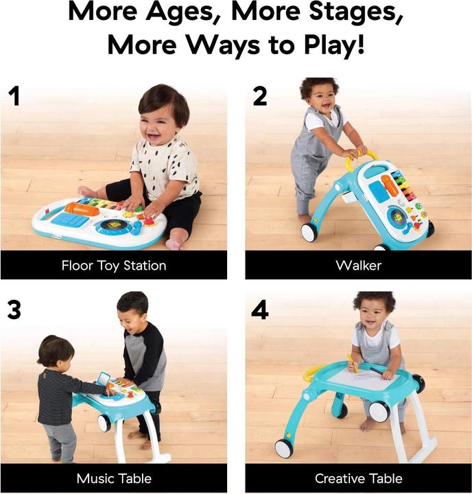 Actual product image Baby Einstein Musical Mix ‘N Roll™ 4-in-1 Activity Walker