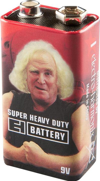 Actual product image Electro-Harmonix 9V Vintage Style Battery