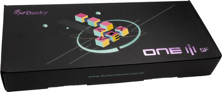Actual product image Ducky One 3 Yellow SF Gaming Keyboard, RGB LED - MX-Blue (US) (US, Cable)