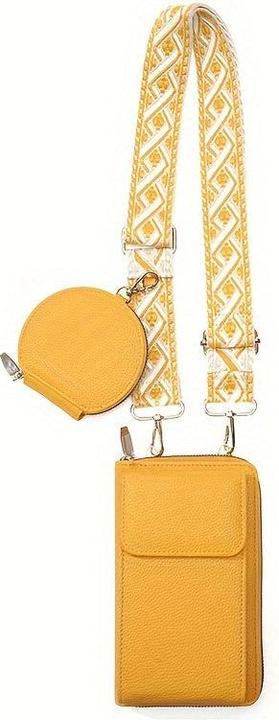 Produktbild Only-Bags.Store 2-in-1 Crossbody Umhängetasche mit Münzfach, trendige Handytasche im Casual-Stil, einfache