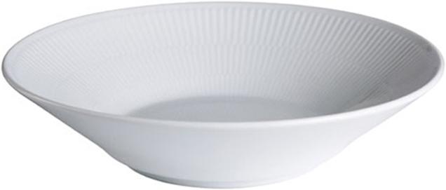 Produktbild Royal Copenhagen Gerippt Weiss (24 cm)