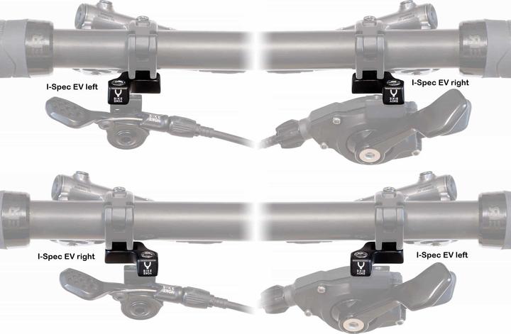 Actual product image BikeYoke Control lever adapter for Shimano I-Spec EV brake, right