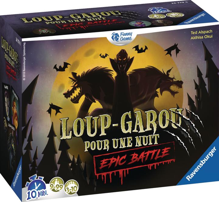 Actual product image Ravensburger Loup-Garou Epic Battle (French)