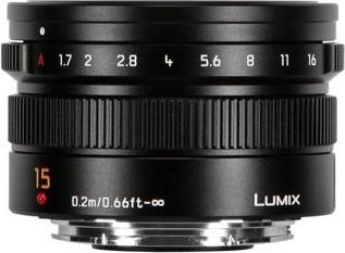 Image du produit Panasonic 15mm f/1.7 Leica DG Summilux ASPH. (Micro Four Thirds, Micro Four Thirds)