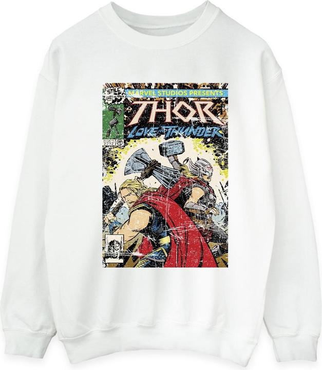 Thor Love And Thunder Vintage Poster Sweatshirt (M)