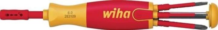 Actual product image Wiha Screwdriver with bit magazine (Port, Phillipps cross recess (PH), Pozidriv cross recess (PZ))