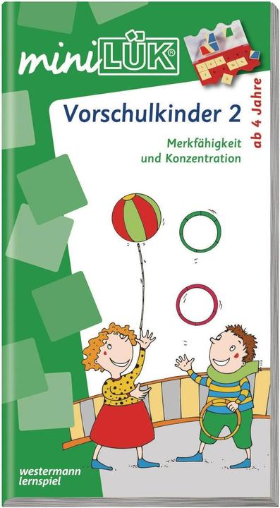 Produktbild LÜK mini. Übungen für Vorschulkinder 2 (Deutsch, Heinz Vogel, 1973)