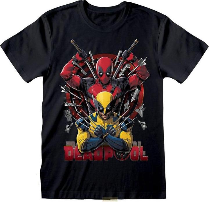 Immagine prodotto Heroes Inc Maglietta Deadpool 'Weapons' (Nero) (X-Large) (XL)