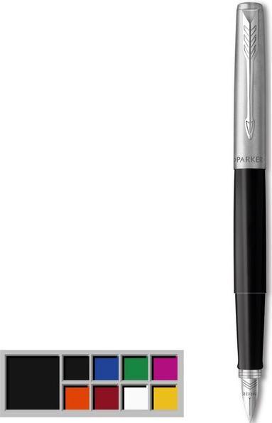 Actual product image Parker Fountain pen JOTTER Originals C.C. M Bl/SW 1er Blis (Black, Stainless steel, 1 x)