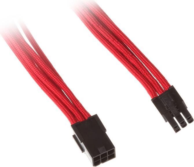Actual product image Silverstone ATX Extension 6-6(PCI-E)Pin red