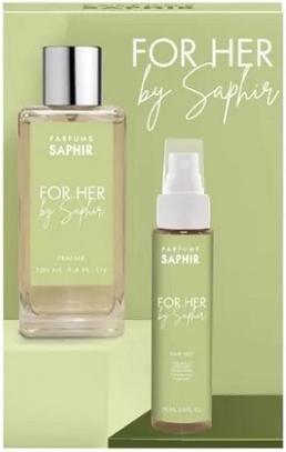 Saphir For Her Eau De Parfum Spray 100ml und Haarspray 75ml Set (Eau de Parfum)